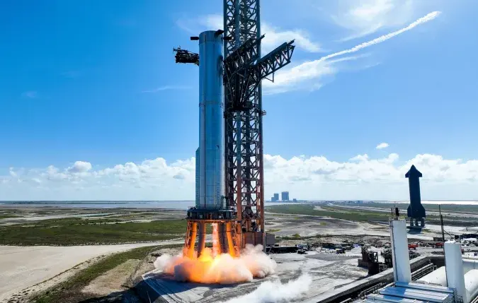 Booster 7 Static Fire #2