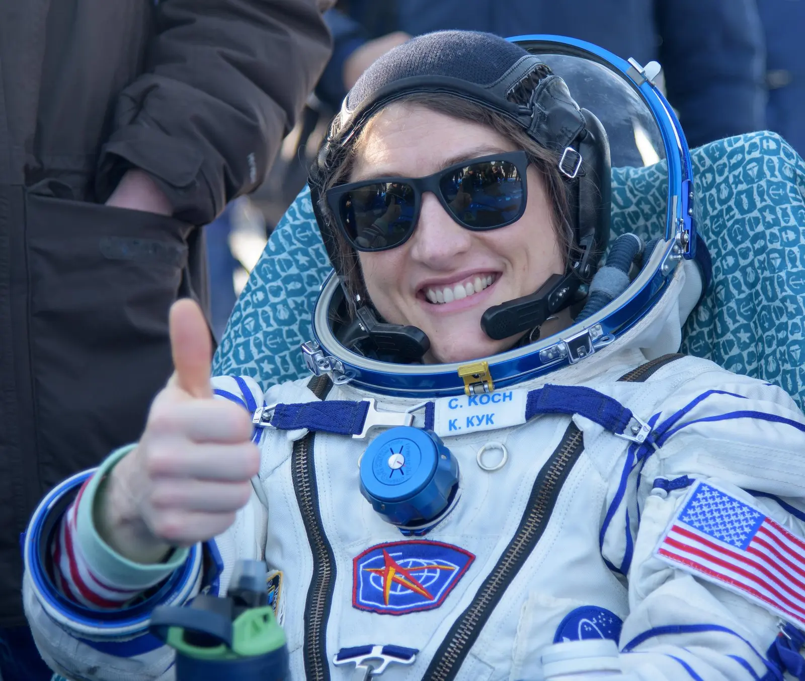 Christina Koch post-flight news conference