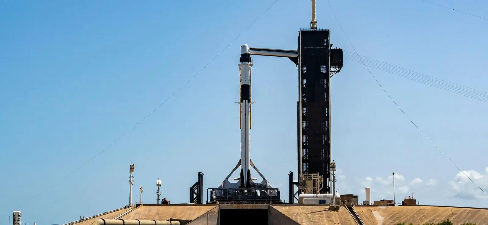 Crew-7 Falcon 9 Static Fire Test
