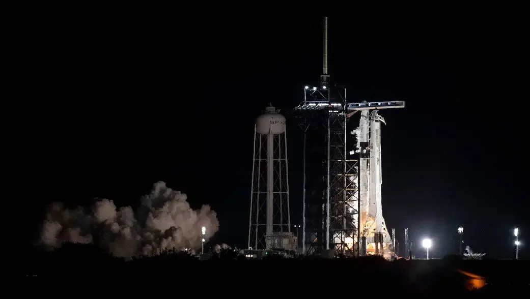 Polaris Dawn Falcon 9 Static Fire Test