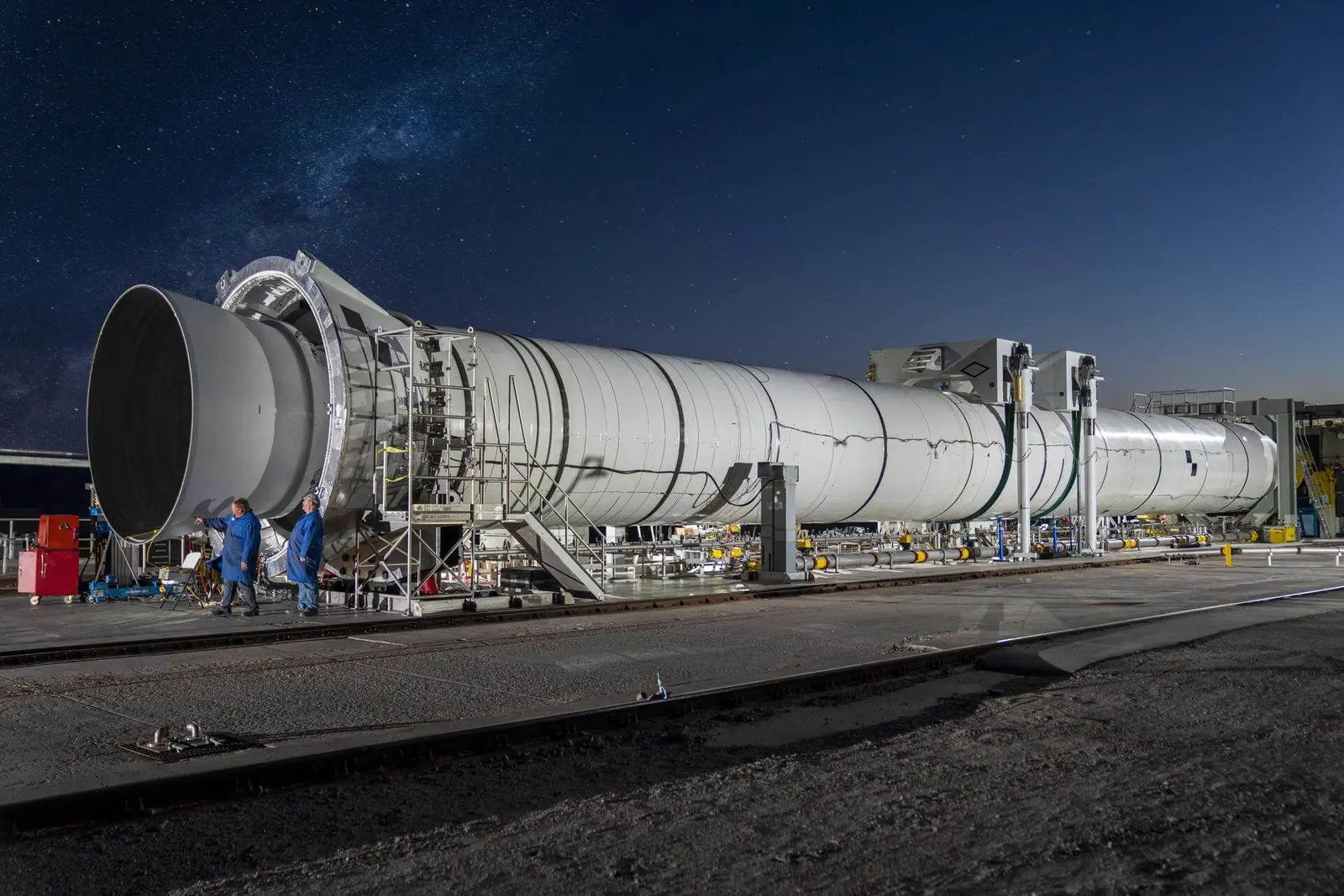 SLS Flight Support Booster-1 Static Fire