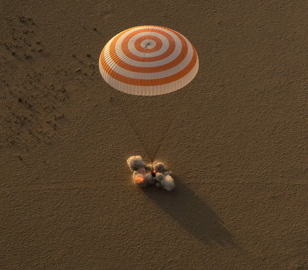 Soyuz MS-13 Landing